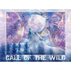 STEVE SUNDRAM MAXI GREETING CARD Moonlit Wolves